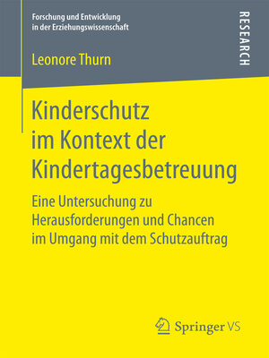 cover image of Kinderschutz im Kontext der Kindertagesbetreuung